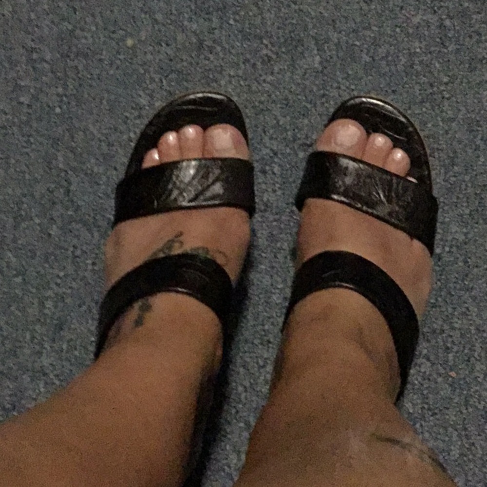 Buy 1 get 1 free ..  Brown leather sandals